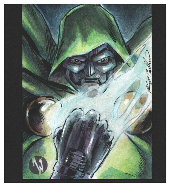 Custom Sketch Cards (trading Card Size) - Etsy