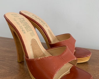 Barbie Shoes, Vintage Shoes, Pumps, Wooden heel, High heels, Barbie Heels