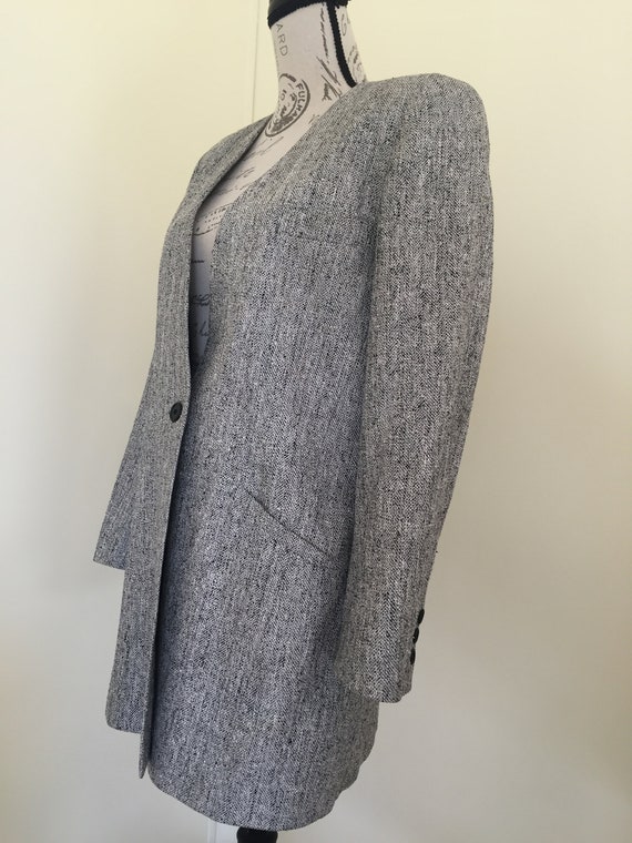 Blazer, Silk Blazer, Vintage Clothing, Oversized … - image 3