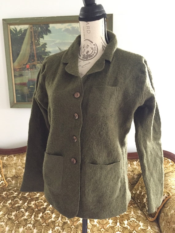 Wool Cardigan, Wool, Sweater, Vintage, Wool Jacket