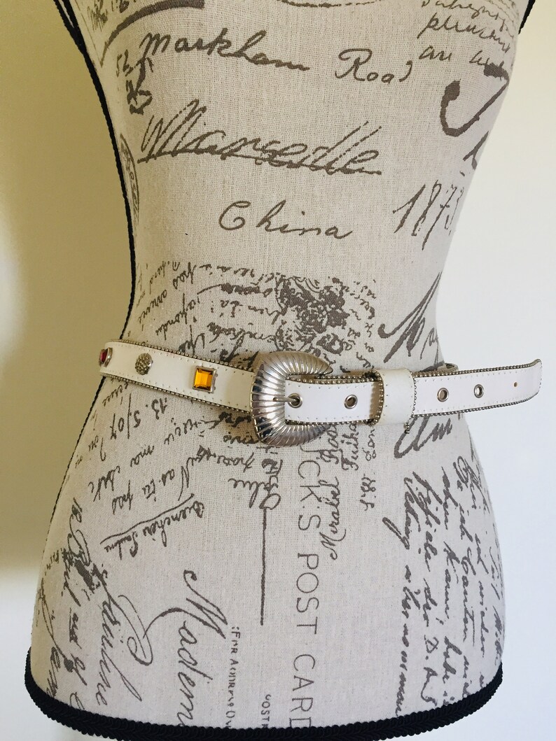 Belts Vintage Accessories On Sale Leather Belt Embellished Belt