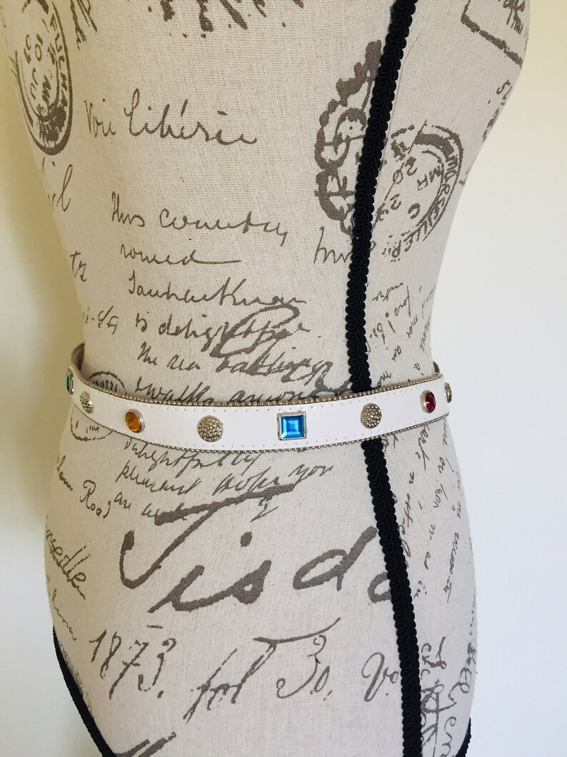 Belts Vintage Accessories On Sale Leather Belt Embellished Belt