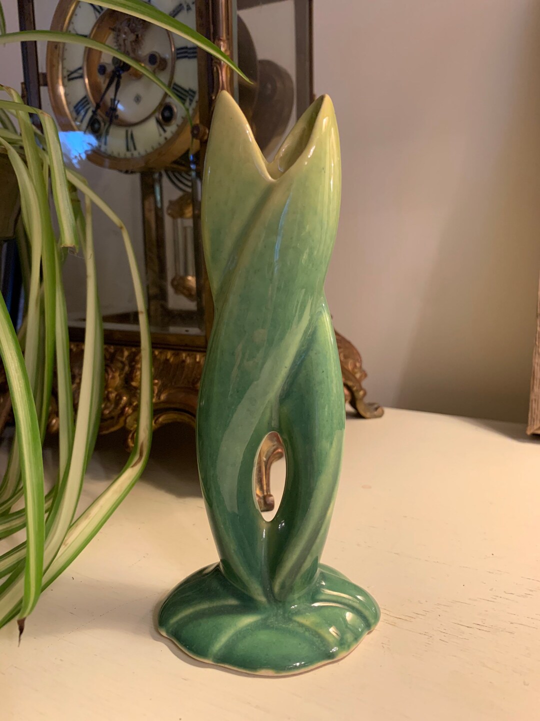 Bud Vase, Vintage Home, Vases, Bud Vase Green, Flower Vase Etsy