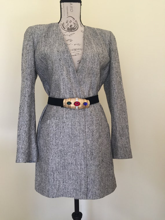 Blazer, Silk Blazer, Vintage Clothing, Oversized B