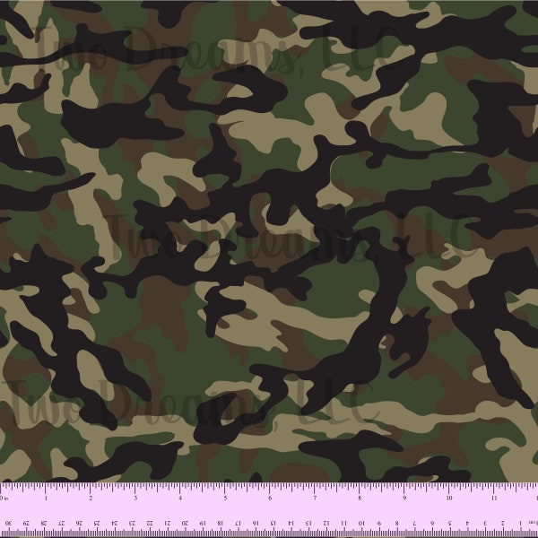 Camouflage Green Brown Black Tan Boy Girl Fabric Jersey Knit Cotton Spandex Knit CPSIA Certified Army Green Camo Knit