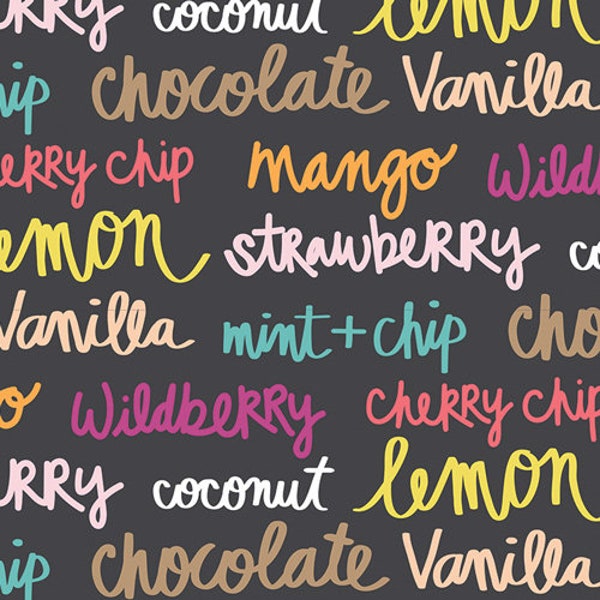 Ice Cream Fabric Etsy