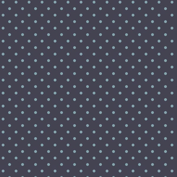 Petits Dots Midnight AGF PREMIUM COTTON Navy Blue Baby Blue Polka Dots Art Gallery Fabrics 100% Premium Cotton Quilting Fabric Mask Fabric