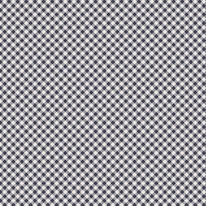May include: A seamless pattern of small white and dark blue squares, creating a checkered design.