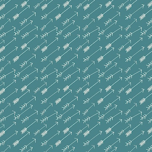 Adventure Springs AGF PREMIUM COTTON Teal Arrows Art Gallery Fabrics 100% Premium Cotton Quilting Boy Mask Fabric Hello Bear Boyish Arrow