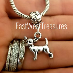 Chihuahua Dangle charm Bracelet Necklace Keychain Jewelry gift for Chihuahua Dog Owner lover