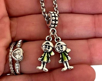 Pandora charms twin best sale babies