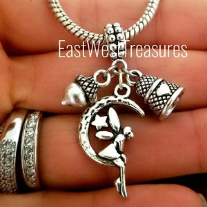 Ring Pincushion thimble Peter Pan Wendy Kiss Charm Bracelet Necklace Keychain