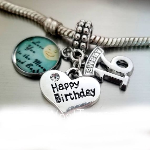 Sweet 16 charm bracelet deals