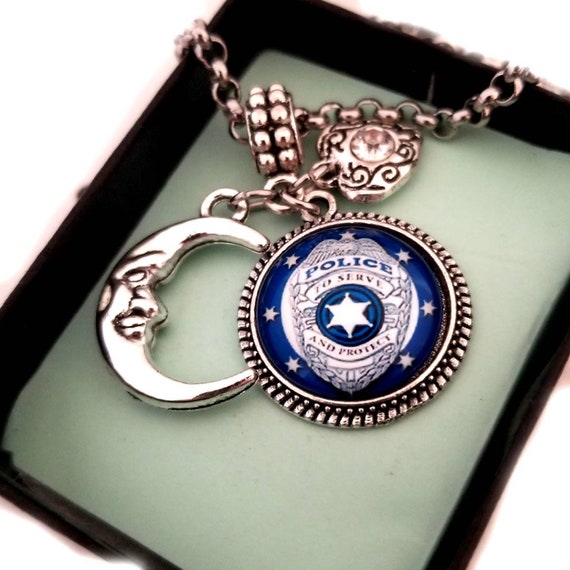 Law Enforcement Police Sister charm  fits european style bracelet charm only 