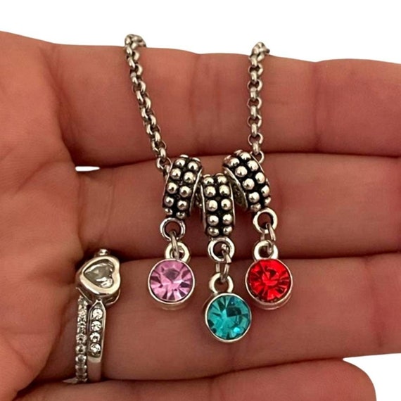 August Crystal Birthstone Necklace Set