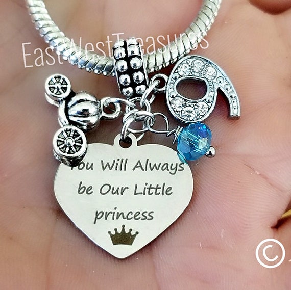 Meant2tobe 6th Birthday,6th Birthday Gifts for Girls,6 Years Old Birthday Charm Bracelet,6th Birthday Necklace,6 Years Old Birthday Jewelry for Girls,6 Year