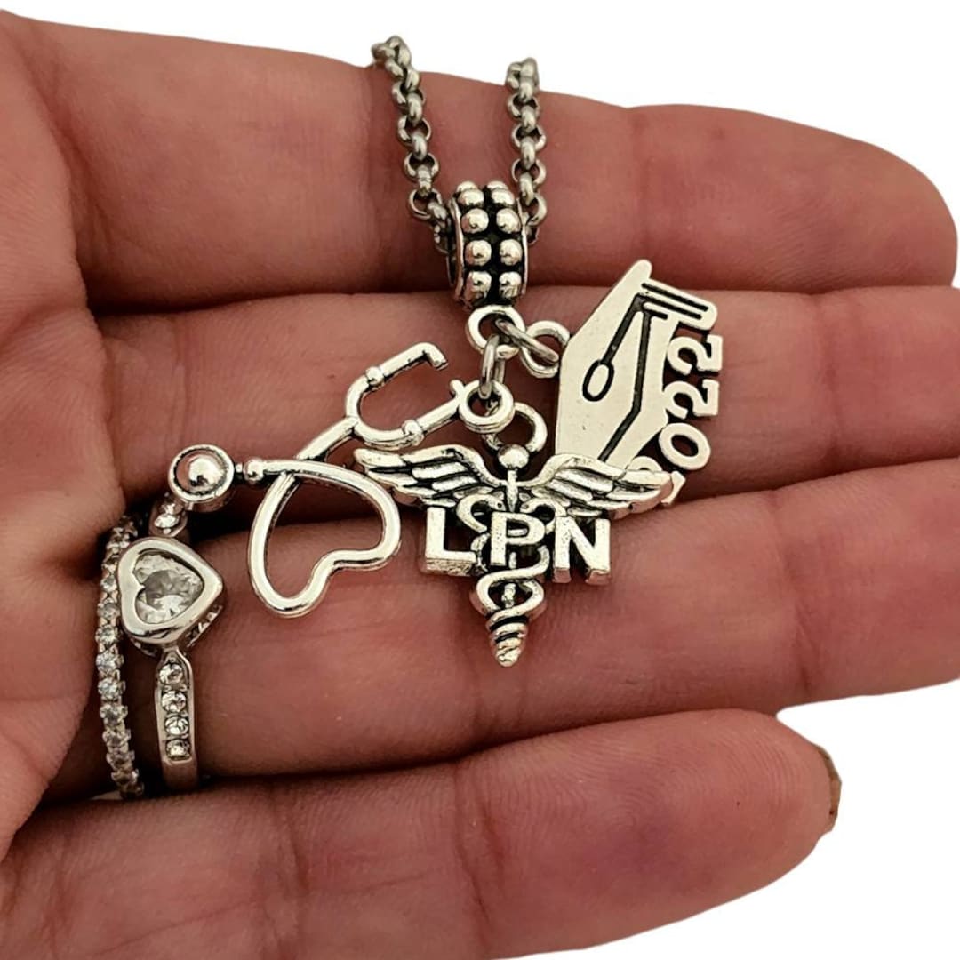 Nursing School Graduation Gift for Lvn Lpn Nurse Charm 