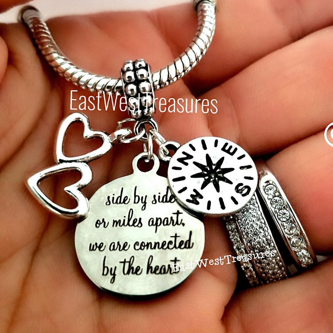 Side by Side Miles Apart Friends Family Siblings Always Close in Heart