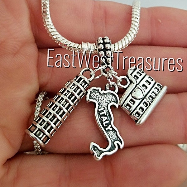 Italy Necklace Charms Etsy