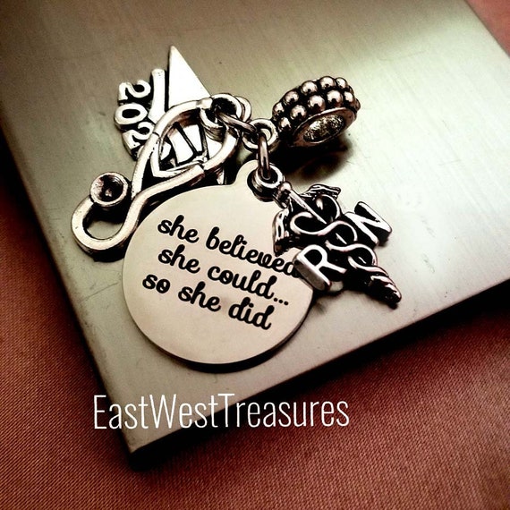Nurse graduation best sale bracelet