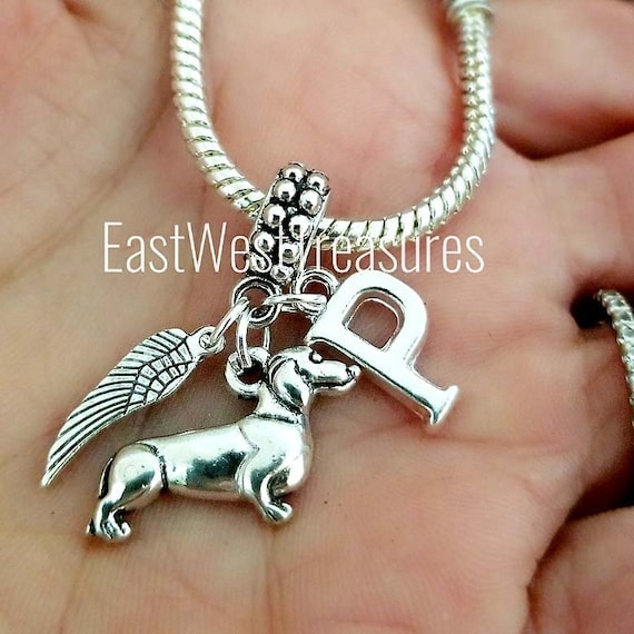 personalized dog charm bracelet