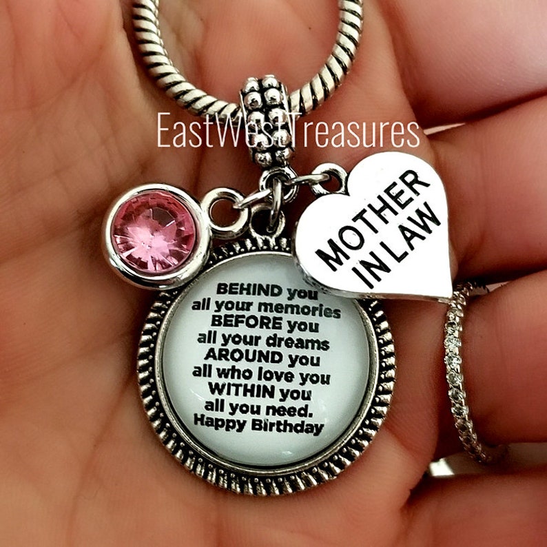 mother in law charm bracelet