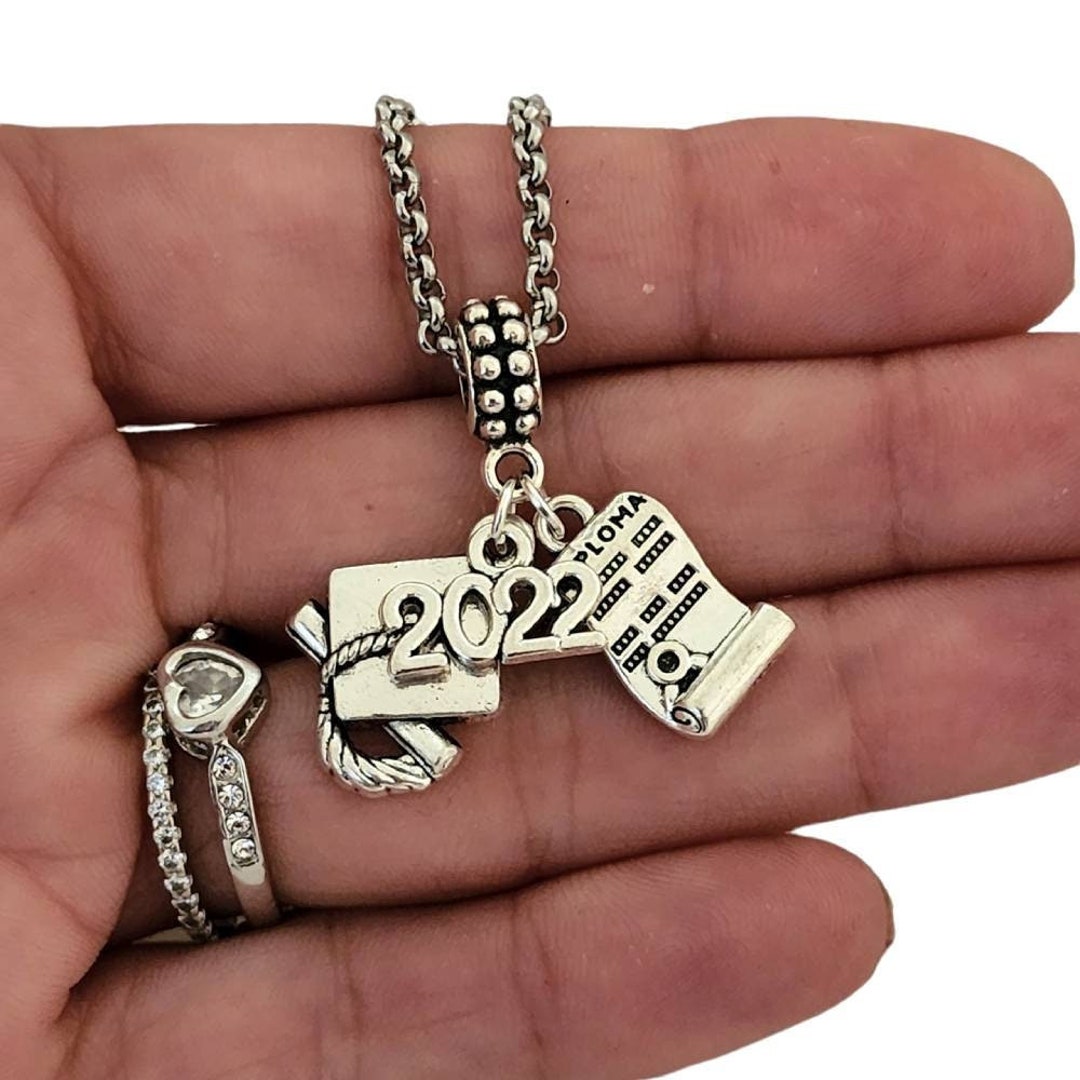 20Pcs Graduation Hat Jewelry Charms Metal 2024 Charms Graduation Earrings Charms  2024 Charms 