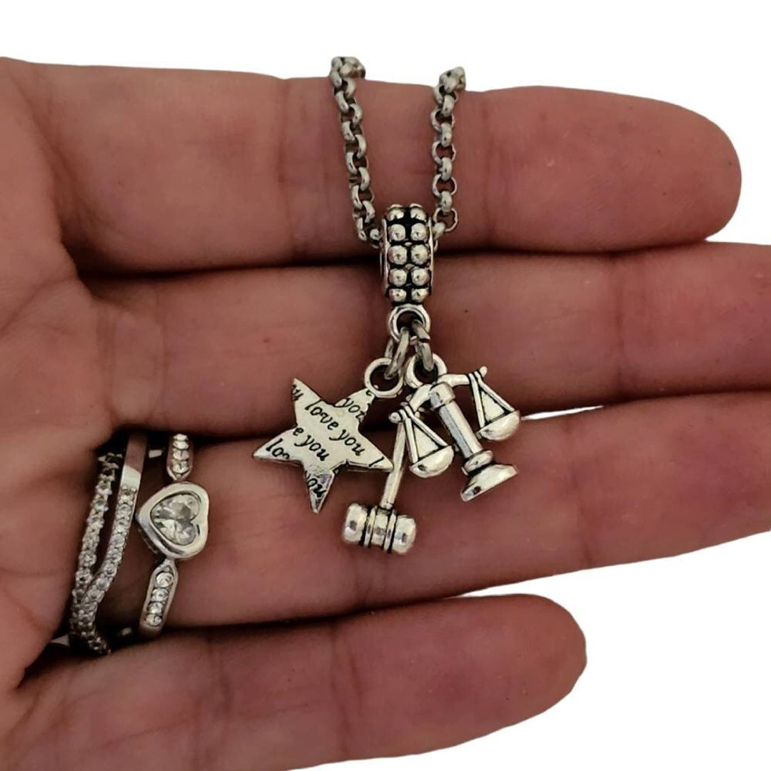 Lawyer charm bracelet clearance
