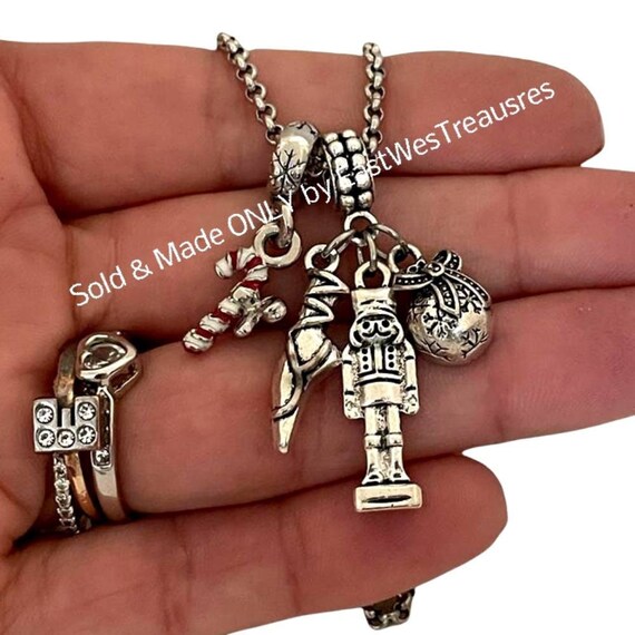 Nutcracker Ballet Charms Candy Cane 