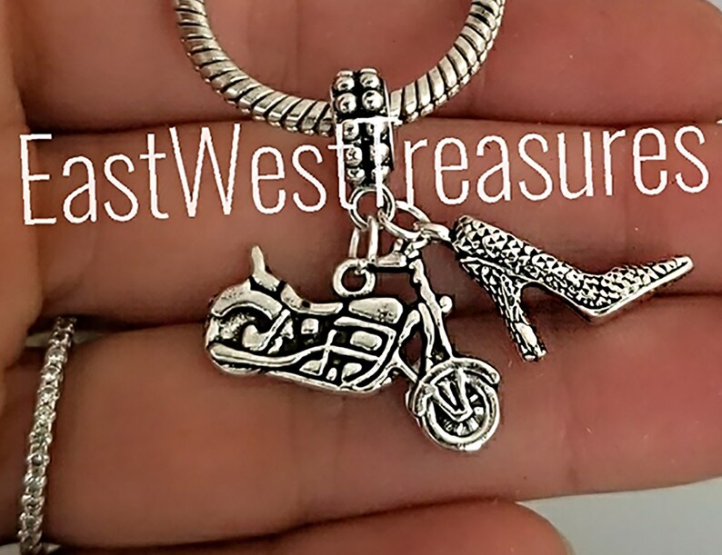 Motorcycle Gifts for Women Biker Angel Biker Chick Charm Etsy