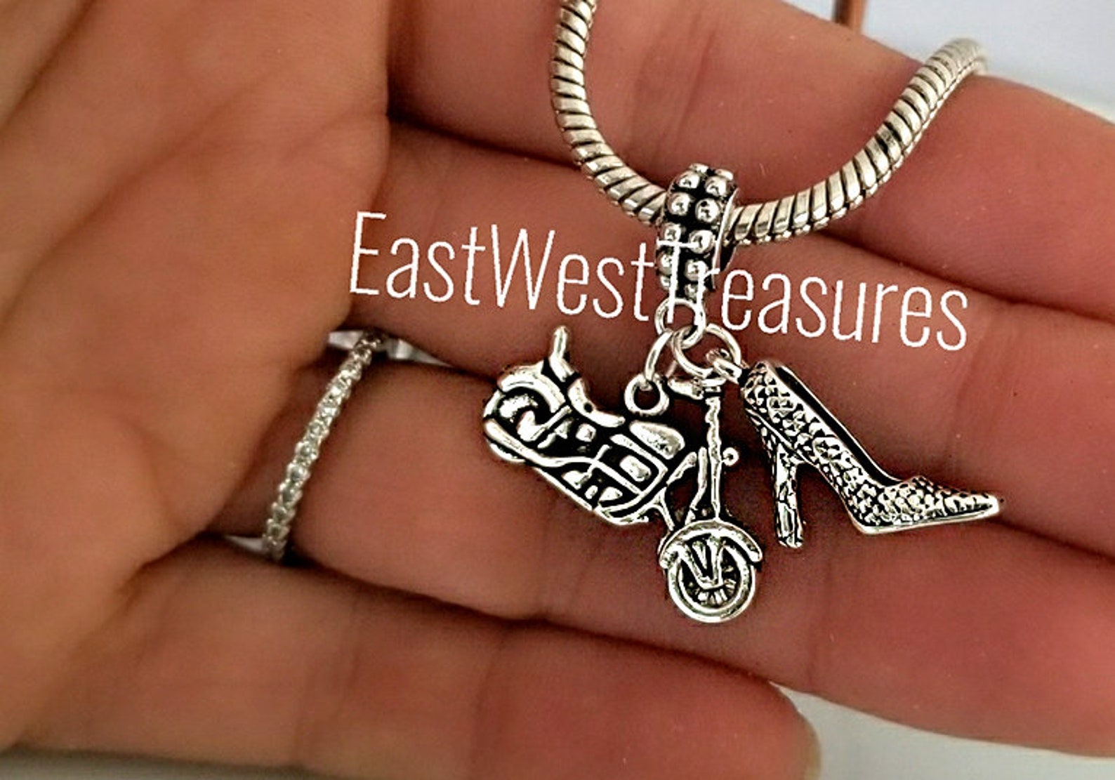 Motorcycle Gifts for Women Biker Angel Biker Chick Charm Etsy