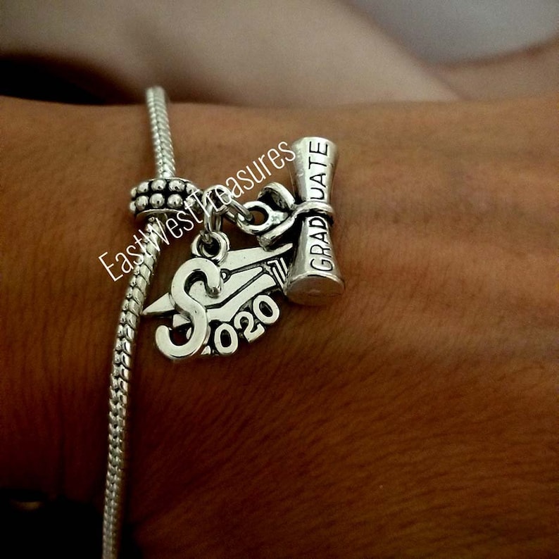 Personalized 2020 2021 2022 Graduation Gift Charm Jewelry | Etsy