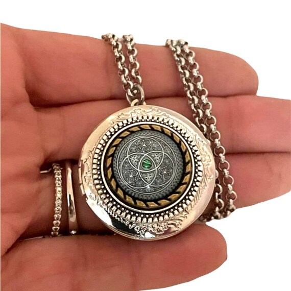 Custom Celtic Love Knot Men Necklace Nordic Viking Shield