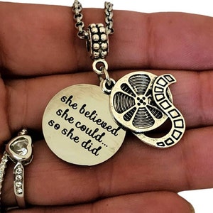 Film Cinema Movie Reel Charm Bracelet Necklace Keychain Gift for Women Movie Producer Film Maker Director