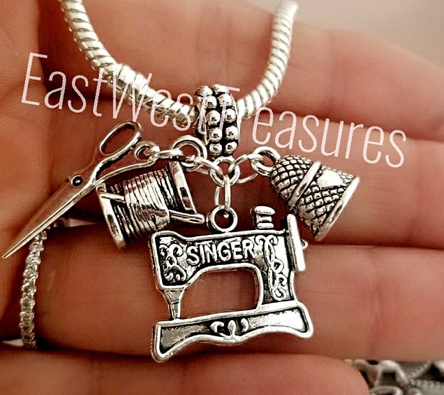 Sewing Machine Charm Charms for Bracelets and Necklaces Sewing Machine Charm Charms for Bracelets and Necklaces