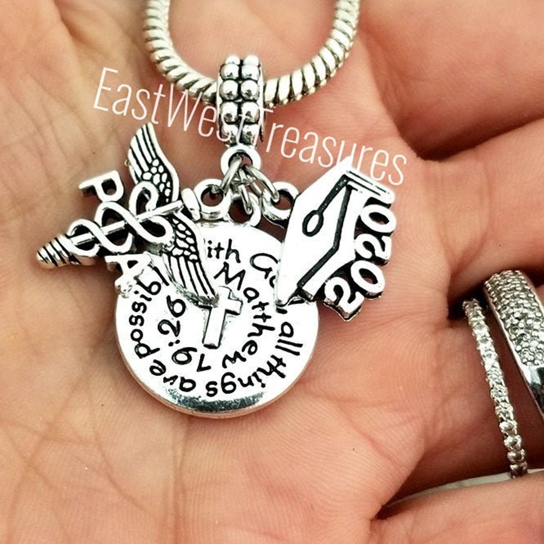 Gift for PA School Graduation 2022 2023, PA Graduation Charm, Bracelet