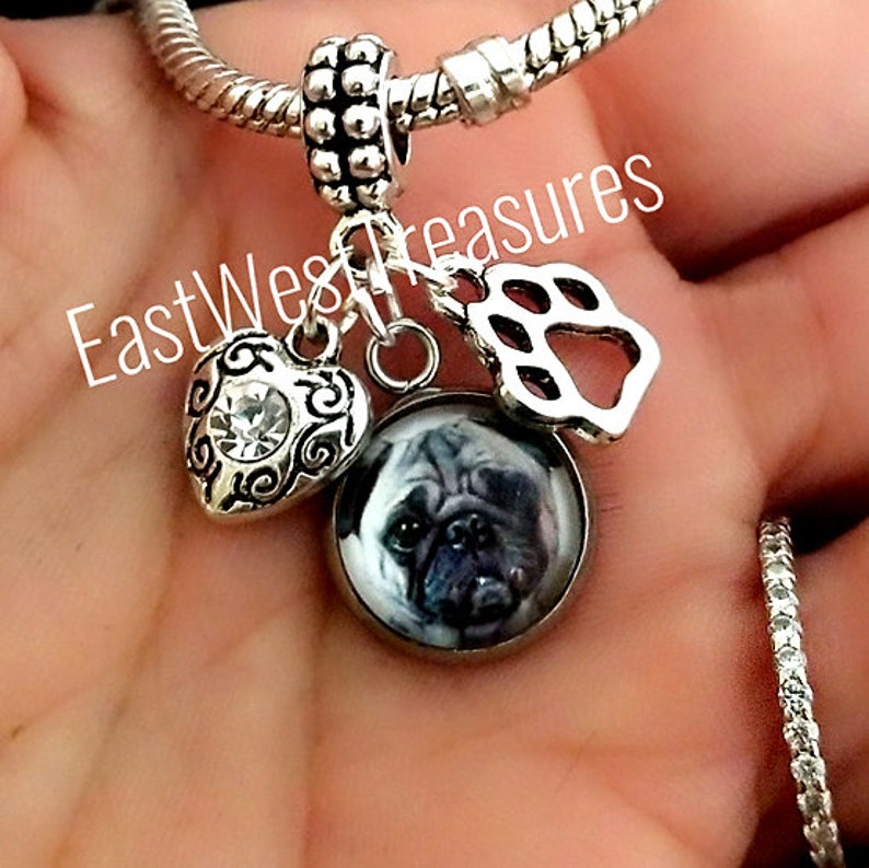 Pug Photo Keepsake Gift Personalized Pug Puggle Pet Memorial Etsy