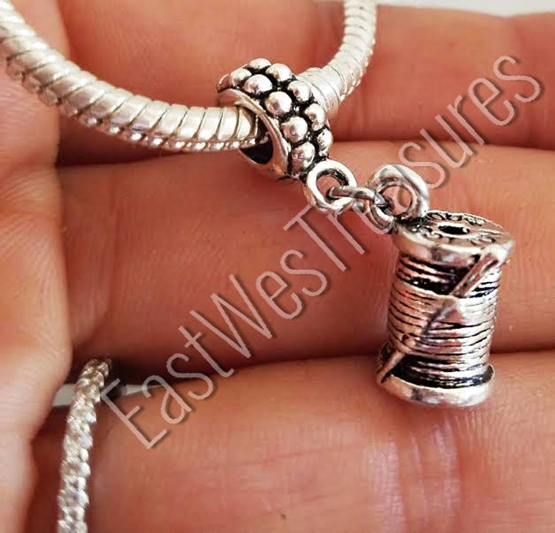 Sewing Needle Thread Charm Bracelet Necklace Keychain Sewing Etsy