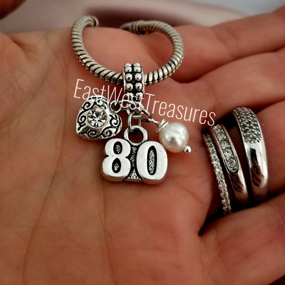 Pandora 80th birthday charm deals