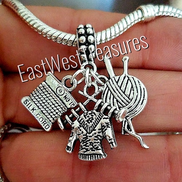 Knitting Necklace Etsy