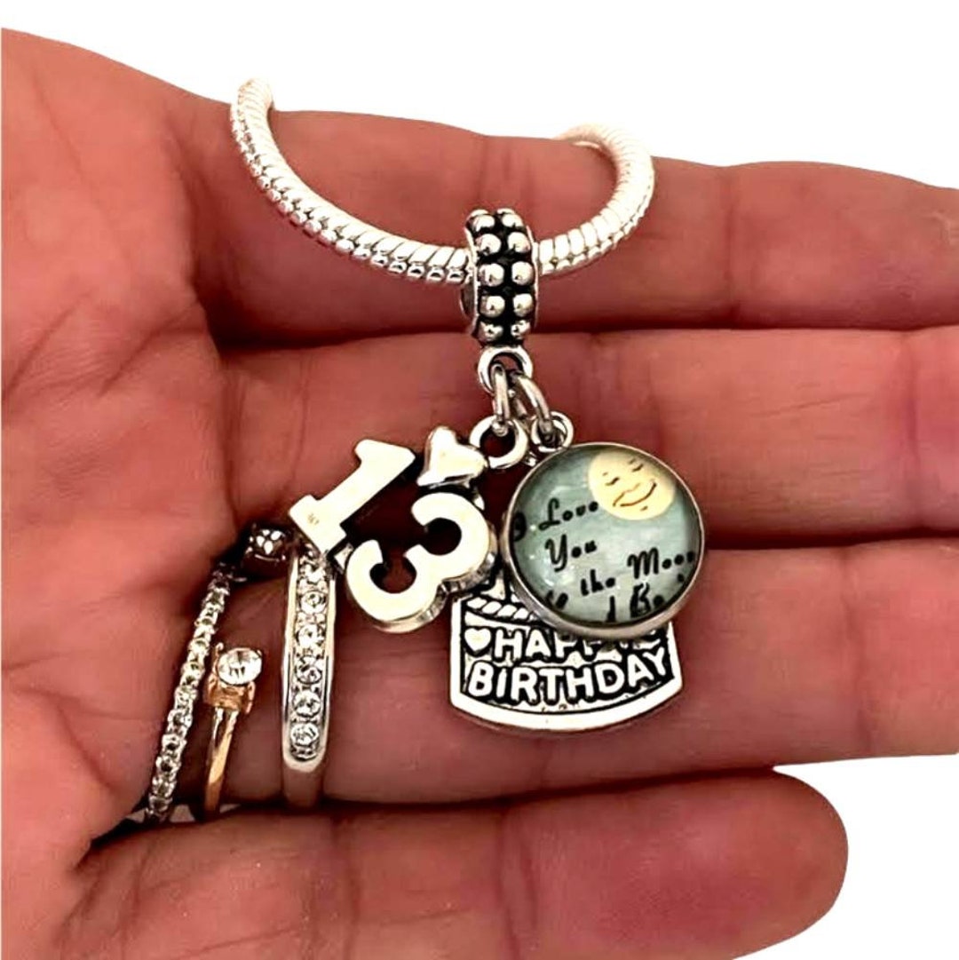 Birthday Age Charms for Pandora Bracelets or Necklaces – Charms For  Bracelets