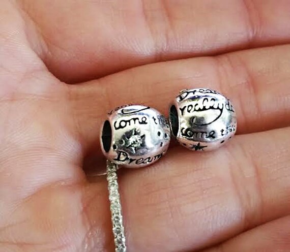 Dreams Do Come True Charm Make a Wish Inspirational Charm Bead