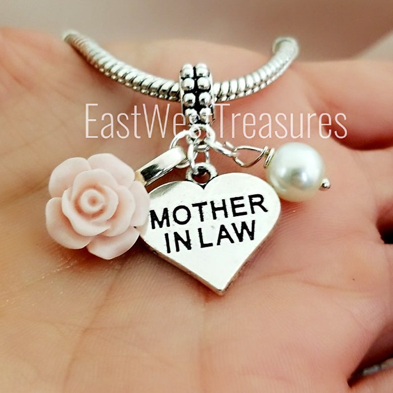 mother in law charm bracelet