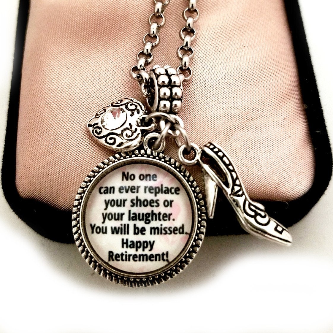 Retirement gift for Women Charm on with for Bracelet Necklace Etsy