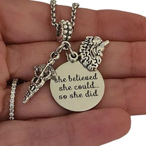 Psychiatry Psychology Brain Charm Bracelet Necklace Keychain Jewelry gift for Women Psychologist Psychiatrist