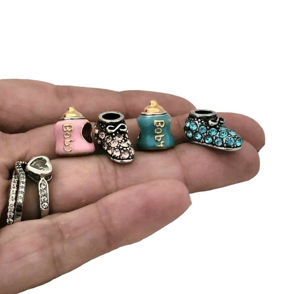 Baby Bootie Charm Etsy