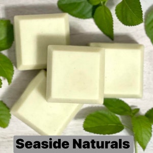 Herbal Conditioner Bar infused with marshmallow root and rosemary, repair split ends, tangle free and frizz free hair, non lathering