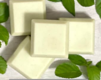 Herbal Conditioner Bar infused with marshmallow root and rosemary, repair split ends, tangle free and frizz free hair, non lathering