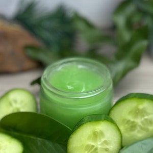 Organic Cucumber Eye Gel for Hydration and Firming - Deep Moisture Fix for Dark Circles with Vitamin C bild 5