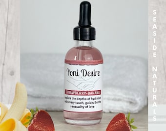 Yoni Desire Oil: Edible, Lickable Hydrating Moisturizer for Feminine Nourishment with a Touch of Love